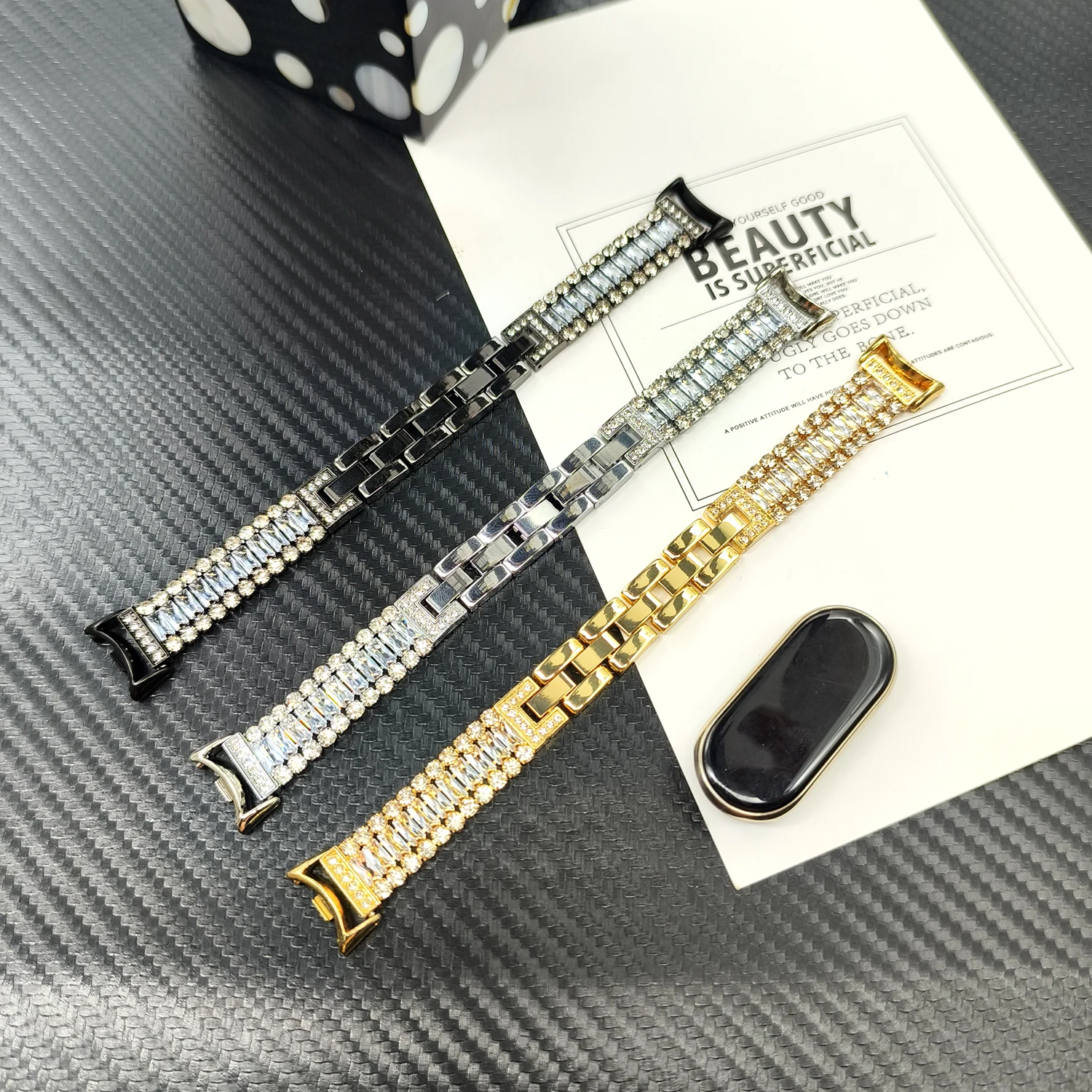 Luxury Shining Metal Strap