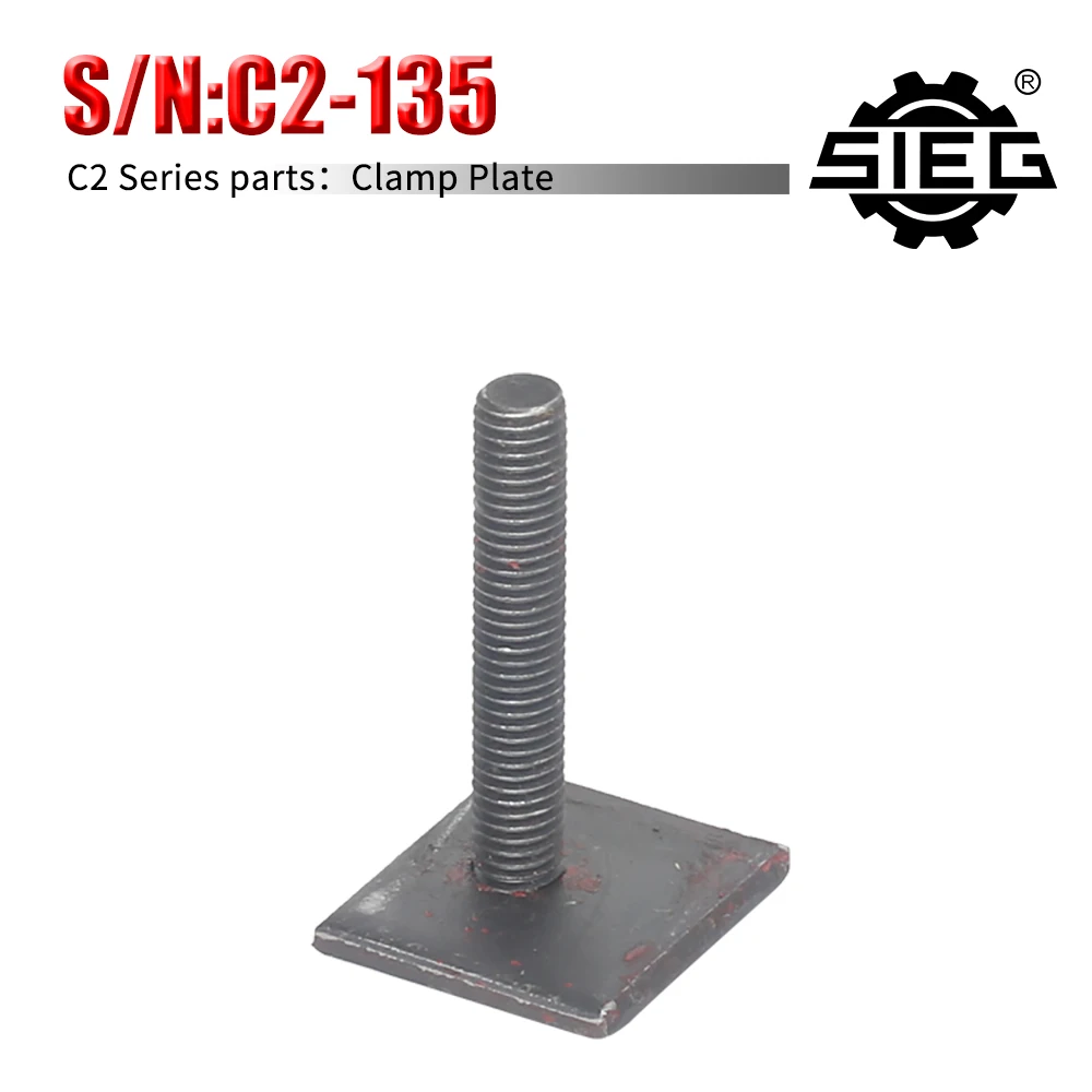 Tailstock pressing plate assembly for SiEG C2&C3&SC2&CX704&G8688&JET BD-6/BD-7/BD-X7 tailstock bottom plate gib plug iron sieg c1 060