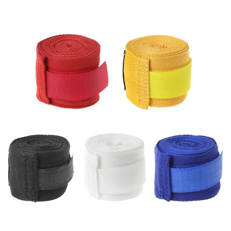 Bandages de boxe en coton avec fermeture extra large, gants intérieurs pour  hommes, femmes et enfants, MMA, Muay Thai, Taekwondo - AliExpress