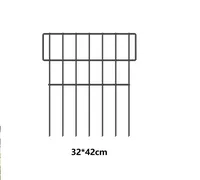 Outdoor Garden, Iron Small Fence, Small Branch Decoration Villa Park Flower Garden Pet Garden Fence 1