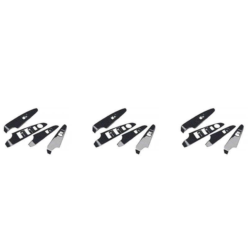 

12X Car Window Glass Lifter Switch Panel Window Lifter Switch Decorative Cover For Mazda 2 2019-2021 RHD A