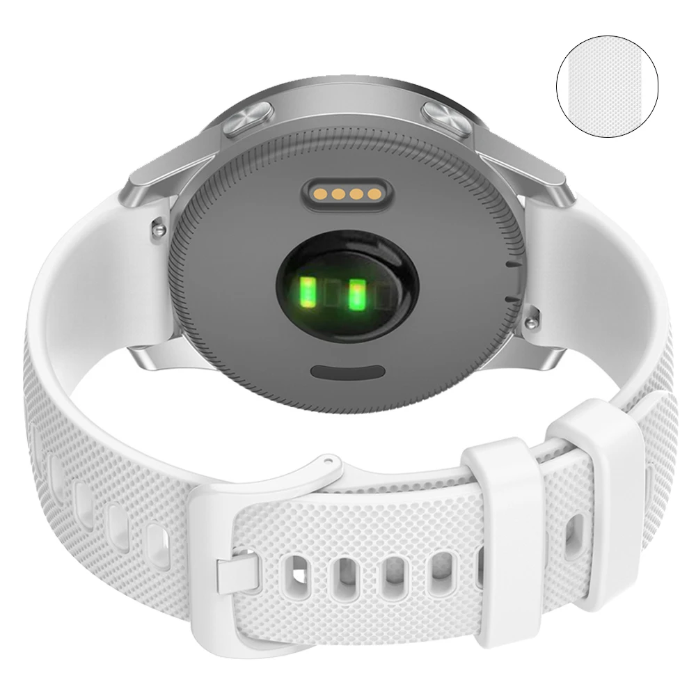 Universal Silicone Sport Watch Band, 20mm/22mm - Multiple Sizes Available