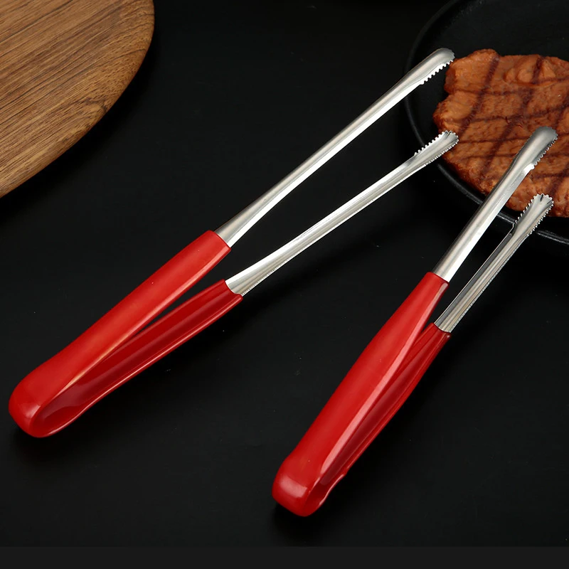 

Зажимы для макаронных изделий, гладкая блестящая и глянцевая конструкция, легко чистить, захват, нескользящий дизайн, антипригарные зажимы для пасты и хлеба