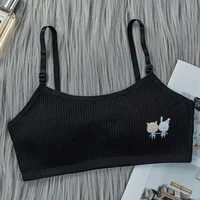8-16 ans enfants soutiens-gorge jeunes filles sous-vêtements adolescents formation soutiens-gorge femmes coton enfants mignon brassière bustiers fille Sport soutiens-gorge 5