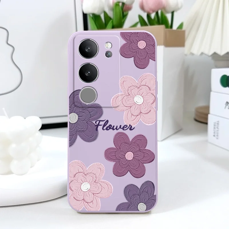 Elegant Mottled Flowers Phone Case - Vibrant & Stylish Design