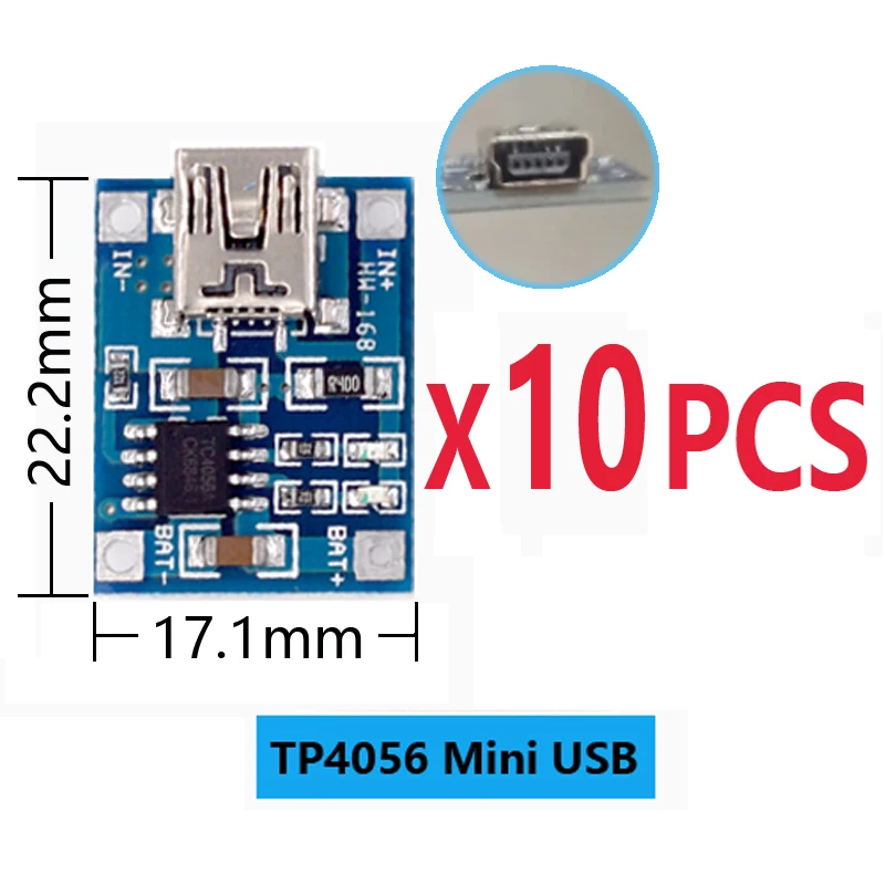 Enhanced Lithium Battery Charger Module with Dual Protection and Optimized Charging