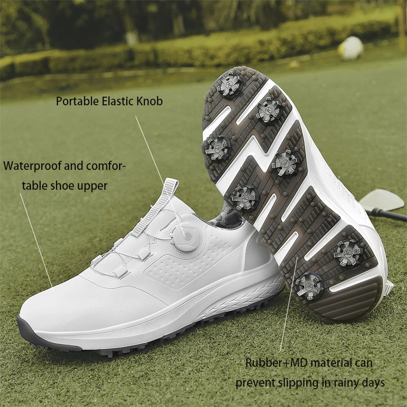 2024 vodotěsný profesionál golf boty muži golf tenisky profesionál outdoorové spiked golf boty pro muži ženy golf tenisky