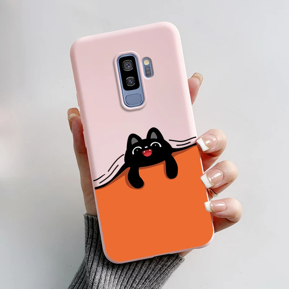 Astronaut Silicone Phone Case with Protective Bumper for Samsung Galaxy S9/S9+