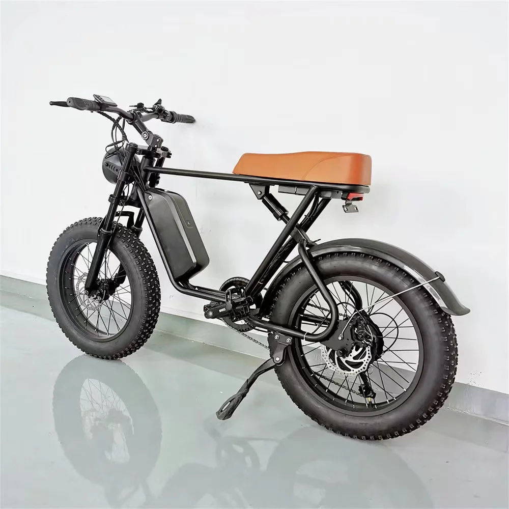 Magazzino Ue In Magazzino Bici Elettrica Per Pneumatici Grassi 20 Pollici Fuoristrada E Bici 48V 1000W Batteria Motore Beach Cruiser Bicicletta Elettr
