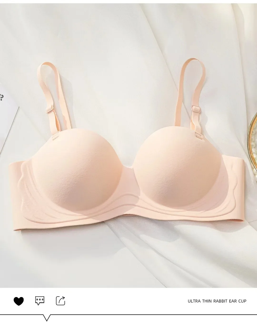 Strapless Push Up Bras For Women Seamless Underwear Female Sexy Lingerie Wireless Solid Color Bra Comfort 3/4 Cup Brassiere