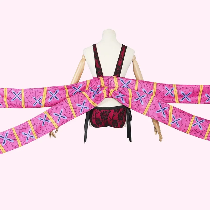 Anime Demon Slayer Season 2 Entertainment District Arc Daki Cosplay Costume Wig Headwear Girls Women Sexy Uniform