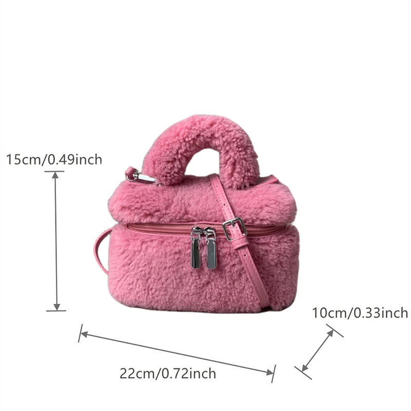 Bolso de diseñador de marca de lujo para mujer, moderno bolso de hombro de piel sintética para invierno, bolso cruzado de festival de moda Y2k para chicas