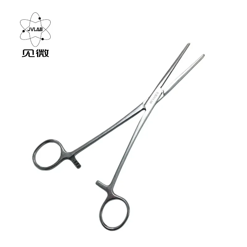 Hemostatic Forceps Straight Head 24 cm Stainless Steel Medical Pliers Surgical Laboratory Cutting Pliers