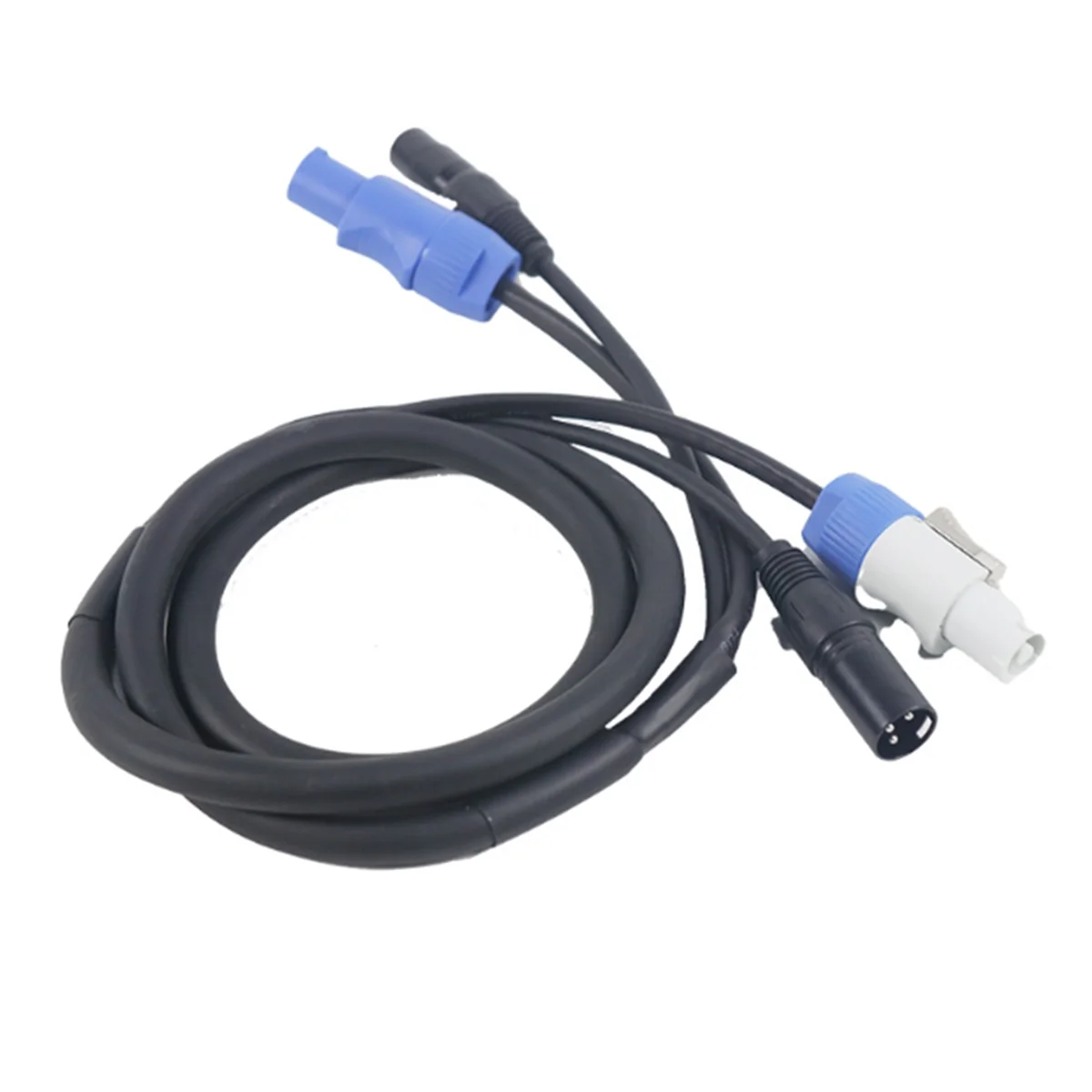 DMX Powercon Cable Combination of Powercon Plug and DMX XLR Signal Line for Light Power Connection Signal Transit(A) DY
