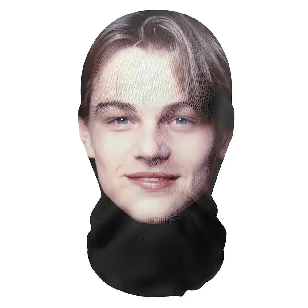 Face Mask Kanye Mask 3D Printed Elastic Mesh Full Face Mask For Men Women Cosplay Headwear Hip Hop Fashion Balaclava Hood Hat Headgear