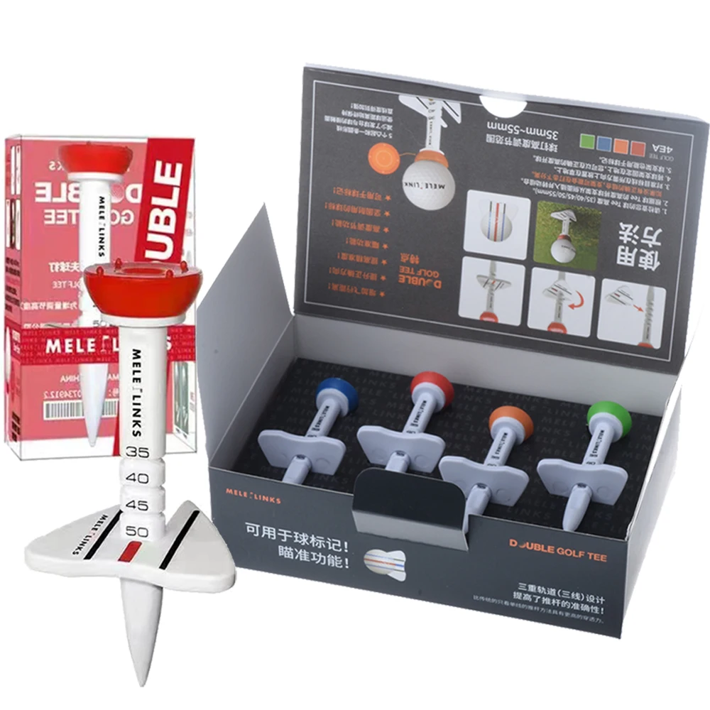 

Пластиковые Тройники для гольфа с оригинальным женским понижающим держателем для мяча для гольфа Аксессуары для гольфа в подарок 4 цвета красный синий