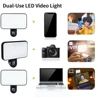 Portable Mini Selfie Fill Light Rechargeable 3 Modes Adjustable Brightness Clip On For Phone Laptop Tablet Meeting Make Up 4