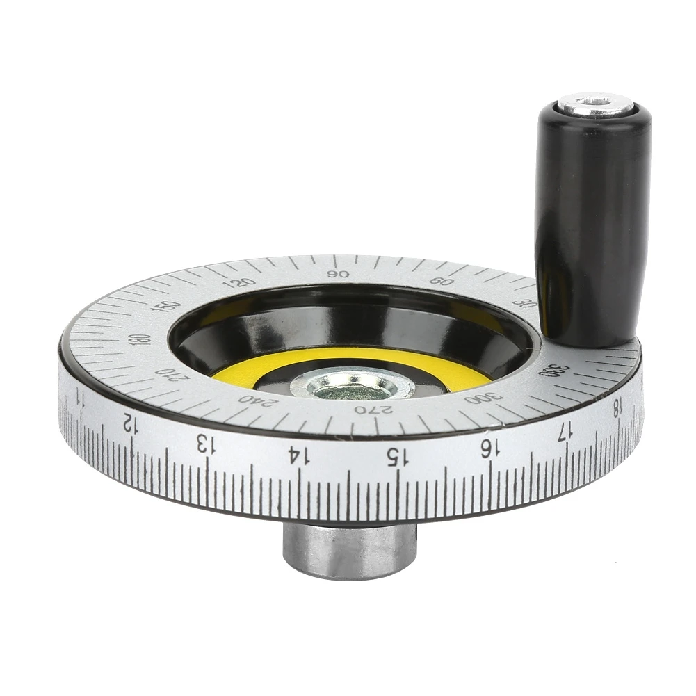 CNC Handwheel Lathe Hand Wheel Handwheel Encoder 80mm Solid Spoked Scale CNC Lathe Grinder Machinery Accessaries
