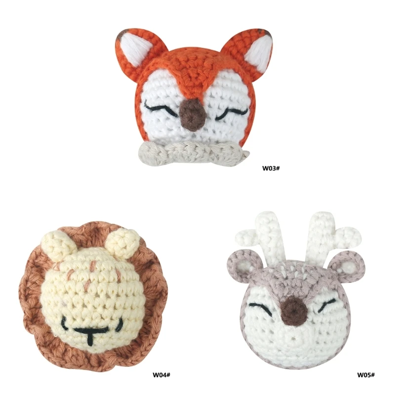 

Pacifier Clip Animal Beads Soother Clip Rattle Making Bead Animal Teether Baby Teething Bracelet Necklace Accessories