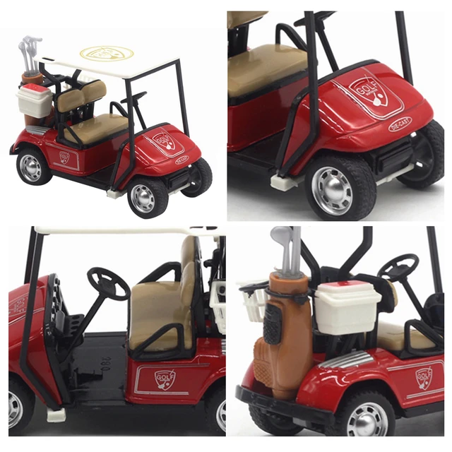 Mini Golf modeli Mini Golf arabası Diecast Metal oyuncak çocuklar için araç  oyuncak seti oyna Dollhouse Topper koleksiyonu dekorasyon hediyeler -  AliExpress