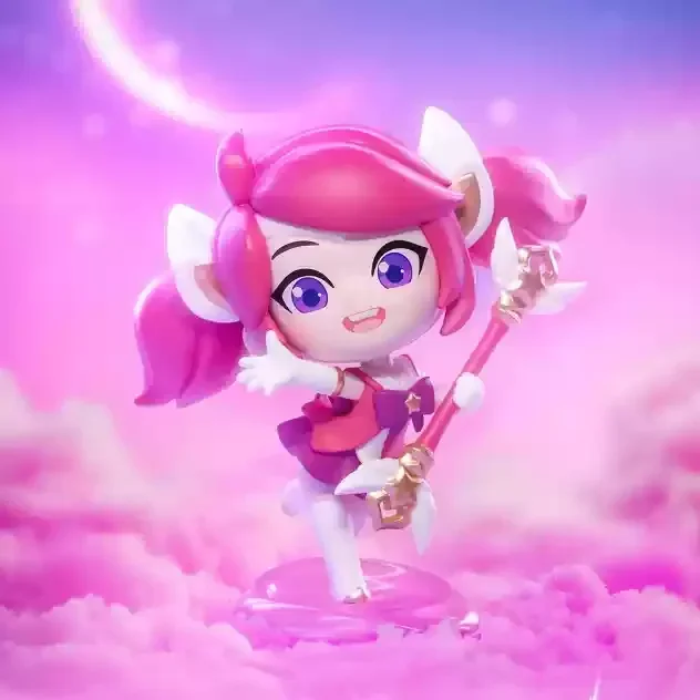 thumbnail image 1 of POP MART Fight For the Golden Spatula Chibi Tft Mobile Little Hero Series Blind Ahri Akali Yone Figure Model Toys Gift, 1 of 5