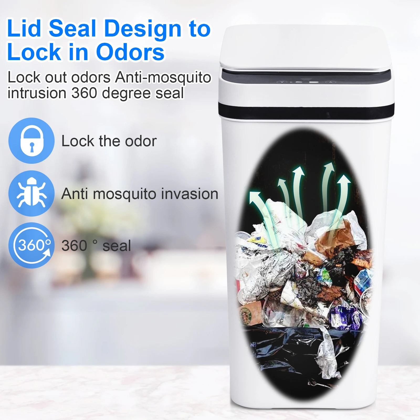 Automatic Motion Sensor Trash Can 4