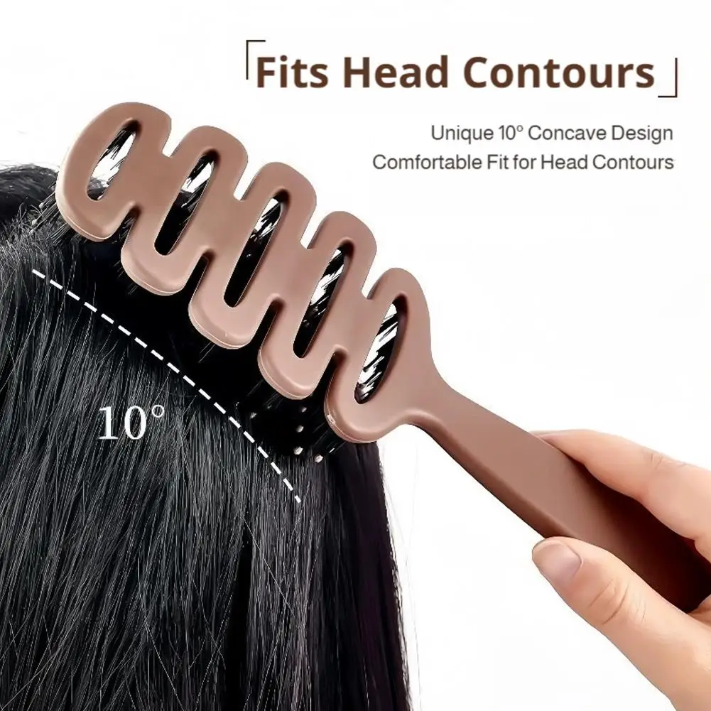 Hollow Scalp Massage Hair Brush – Anti-static Detangling & Fast Drying Styling Tool