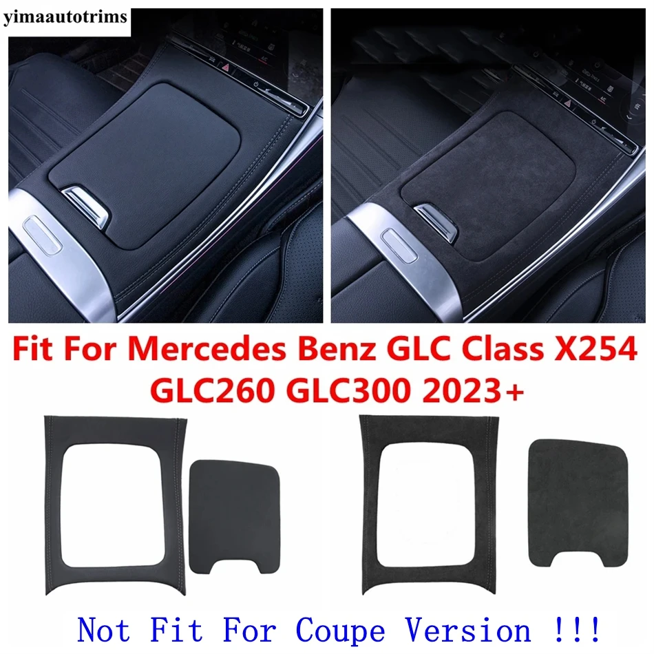 

Центральный подлокотник, коробка для хранения, чехол из искусственной кожи, коврик, аксессуары для Mercedes Benz GLC Class X254 GLC260 GLC300 2023 2024