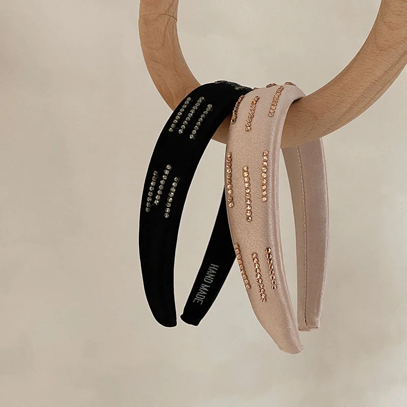 

2023 Women New Sponge hairbands Diamond Headbands