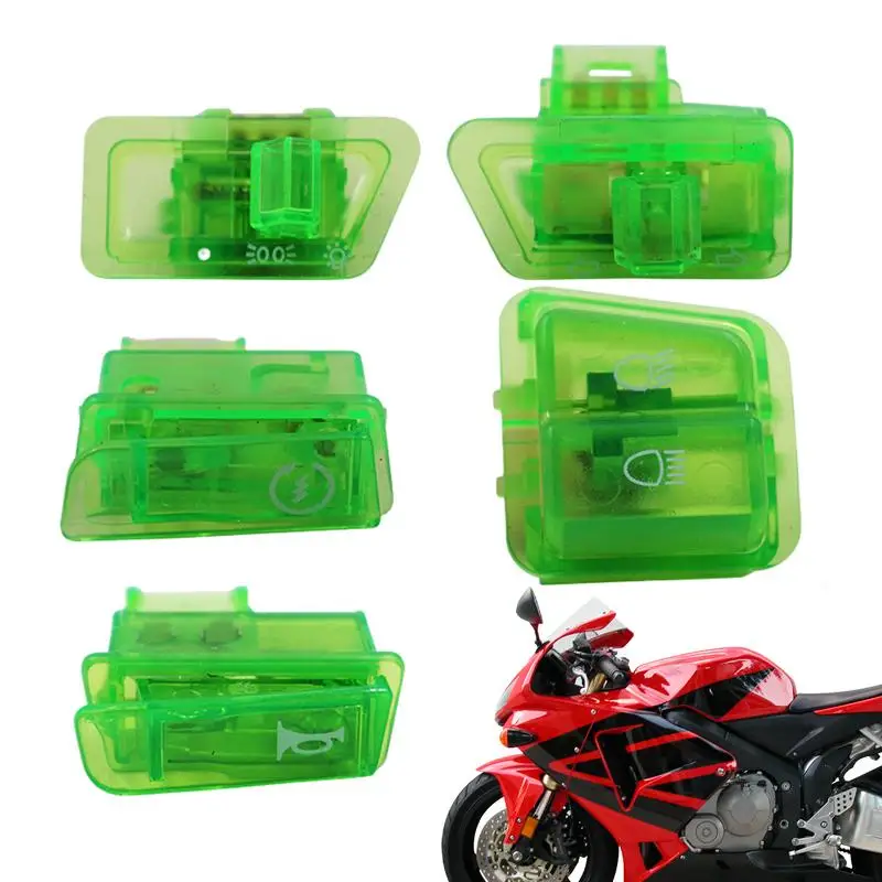 

Переключатель для запуска мотоцикла, внешний сигнал поворота, переключатель фары может похвастаться ярким и привлекательным цветом, Регулируемый переключатель для руля