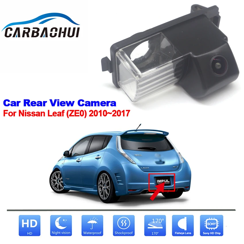 

Камера заднего вида для Nissan Leaf (ZE0)2010 ~ 2016 2017 CCD HD камера заднего вида с ночным видением камера заднего вида камера номерного знака