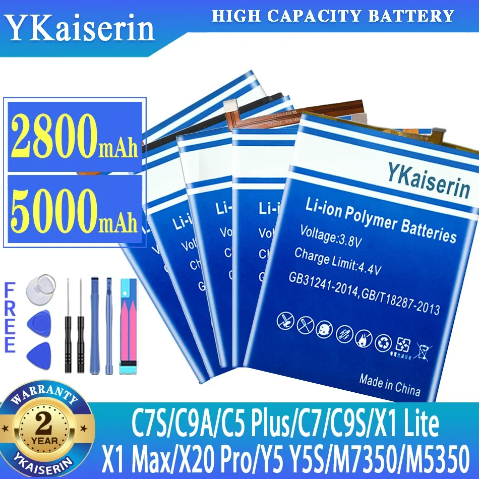 Batteria Ykaiserin Per Tp-Link Per Neffos C7S C9A C5 Plus C5Plus C7 C9S/X1 Lite Max X1Lite X20 Pro/Y5 Y5S M7350 M5350