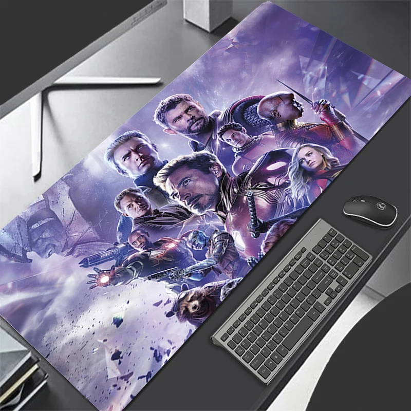

The-Avengers Gaming Mouse Pad Laptop Anime Mouse Mats Computer Offices Keyboard Mat Office Accessories 900x400 Cool Anti-skid