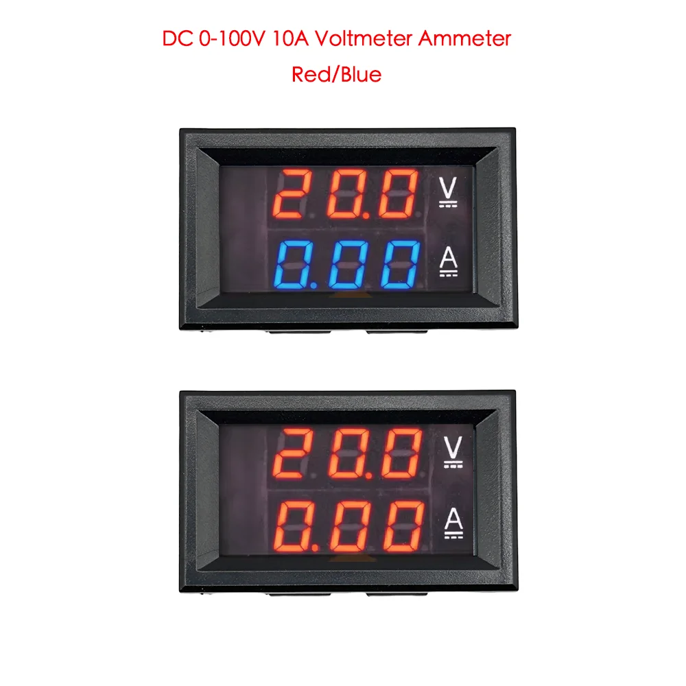 DC0-100V10AVoltmeterAmmeterLEDAmpDualDigitalVoltMeterGaugeLEDdisplayMeterAmperemeterVoltageIndicatordsn-vc288-AliExpress