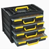 Plastic Tool Box Auto Repair Equipment Storage Box Hardware Tool Case with Removable Partition Tool Organizer 1