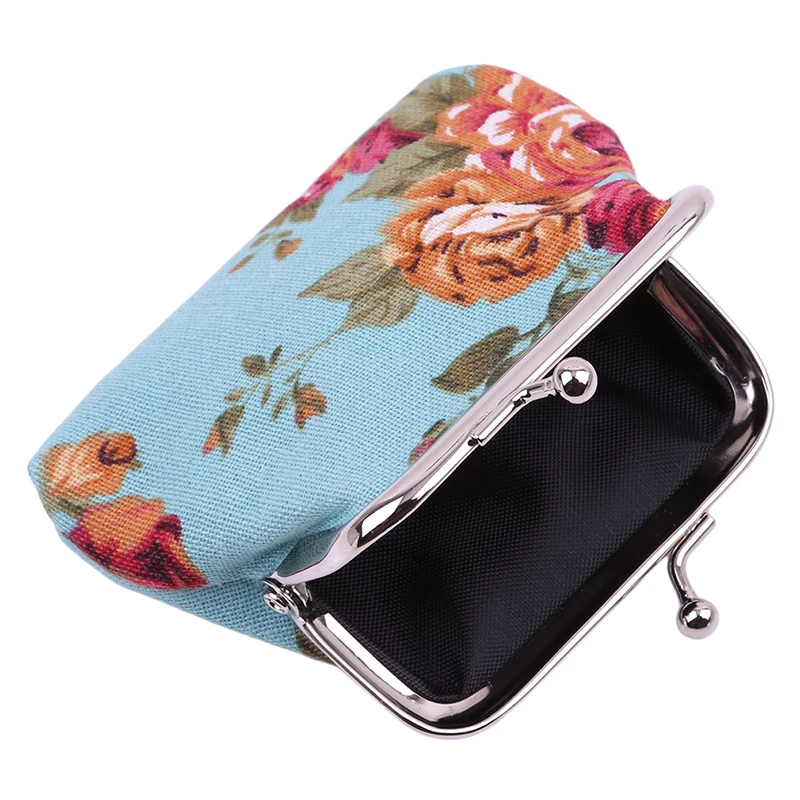 Naivety Hasp Coin Purse Lady Vintage Flower Clutch Bag 2024 New Women Retro Small Fresh Wallet High Quality Good Gift Floral Bag 3