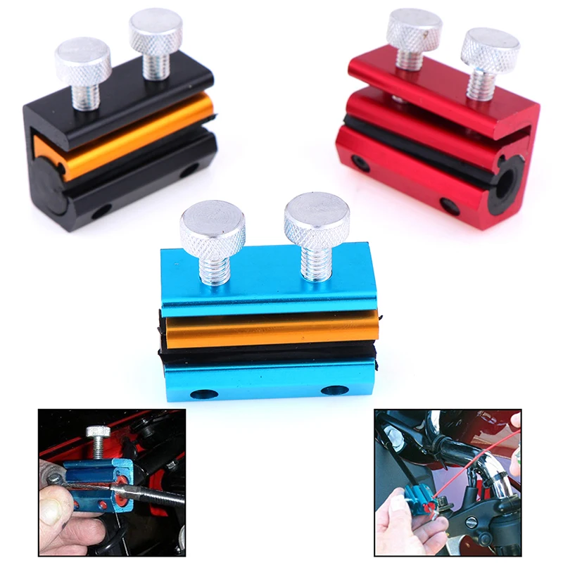 1pcs Motorcycle Aluminium Cable Lube Tool Lubrication Wire Oiler Brake Line Motorcycle Wire Oiler And High Quality