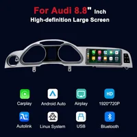 8.8“ Linux Wireless CarPlay Android Auto Car Multimedia Player For Audi A6 C6 4F 2005-2011 MMI 2G 3G BT GPS Navigation Stereo 3
