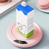 1-5PC Coffee Mug Warmer USB Constant Temperature Coaster 3-Gear Cup Warmer Milk Tea Water Heating Pad Cup Heater for Home Office 3