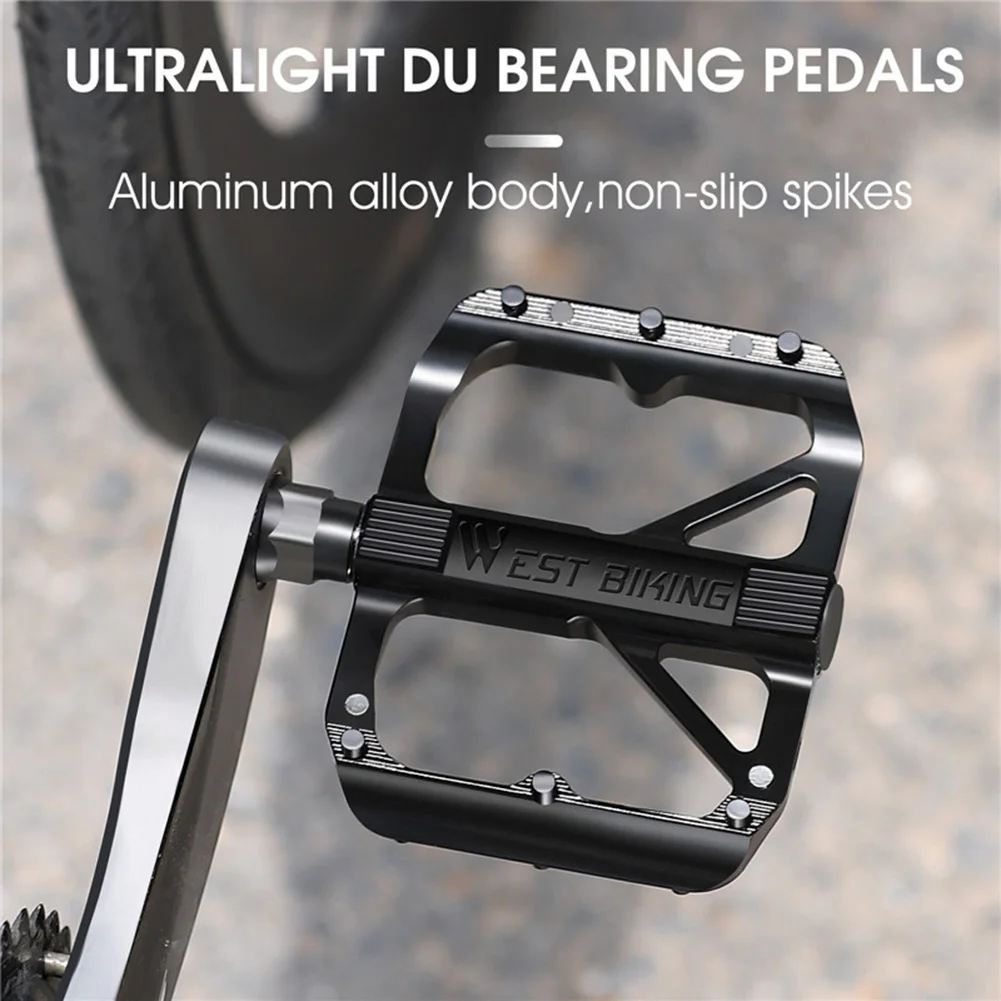UltralightCarbonFiberBicyclePedalsTitaniumAxle3BearingsPedalsMTBRoadBikeLightweight