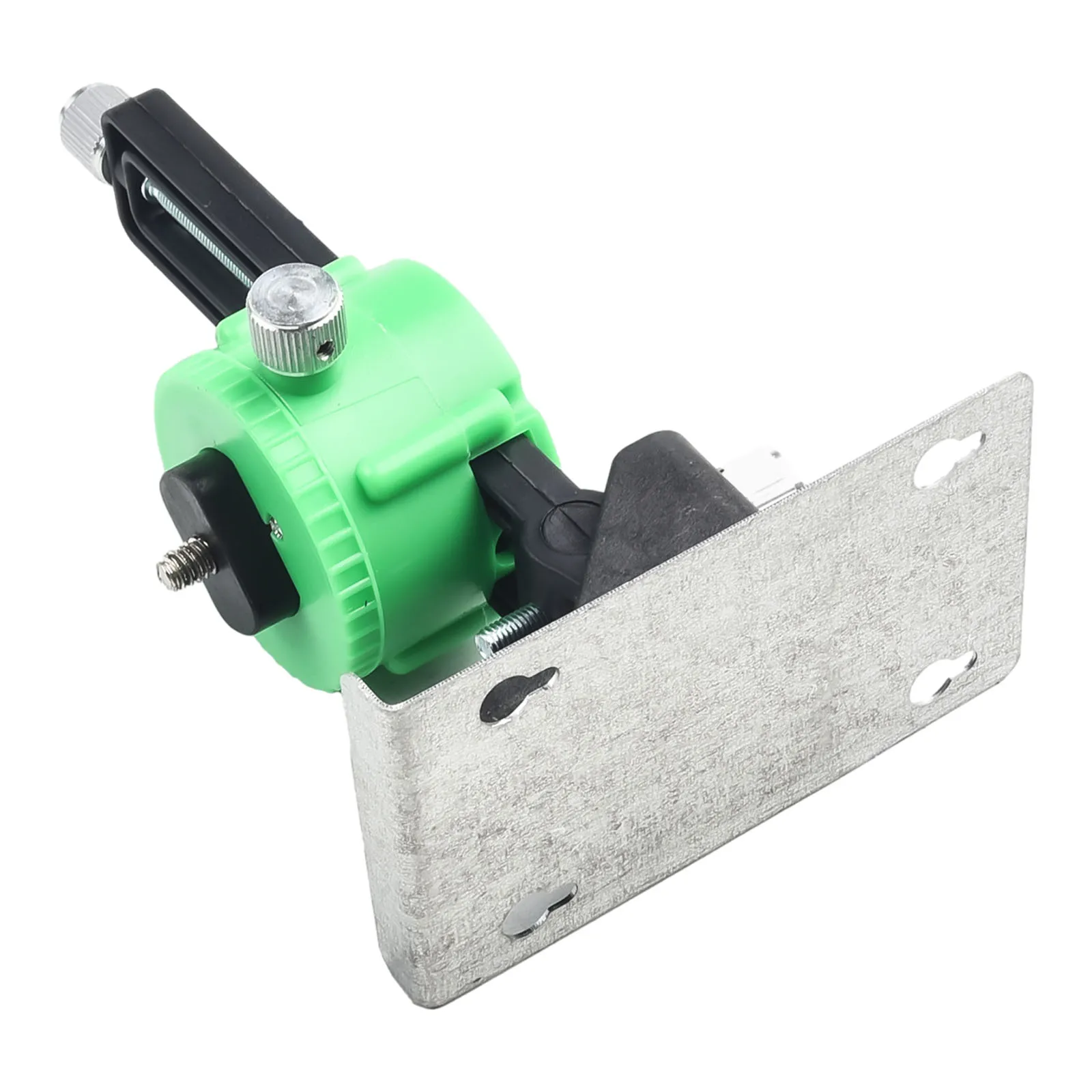 

Level Wall Bracket Wall Mounted Bracket T-shape Bracket 1/4\\\\\\\\\\\\\\\" Screw 360° Rotatable Base Adjustable Black+Green