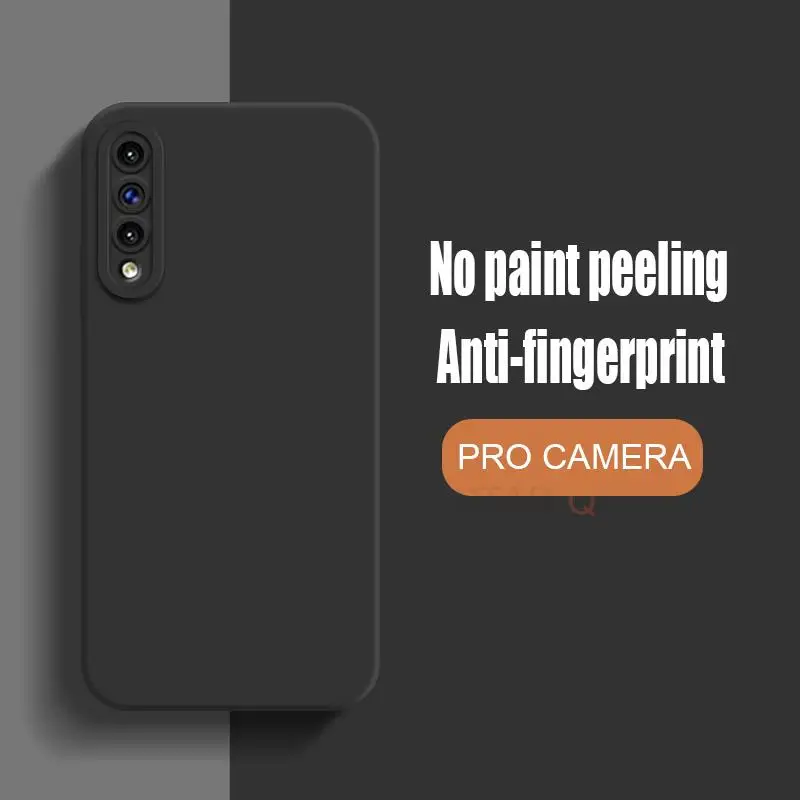 A50S A30S A70S Matte weiche Silikonhülle für Samsung Galaxy A50 A70 A30 2019 Kameraschutz Original Rückseite A 30 50 70_voghion.com