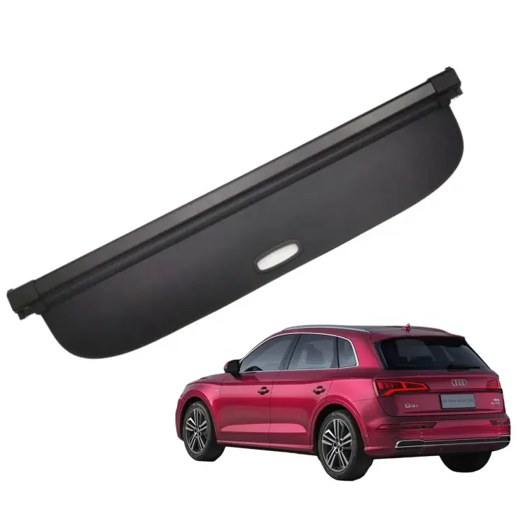 OEM ODM Cargo Cover for Audi Q5L SQ5 18+ Parcel Shelf Rear Trunk Curtains Car Accessories and Parts oem odm auto parts parcel shelf for 2020 audi q3 inner trunk curtain cover shutter retractable cargo cover