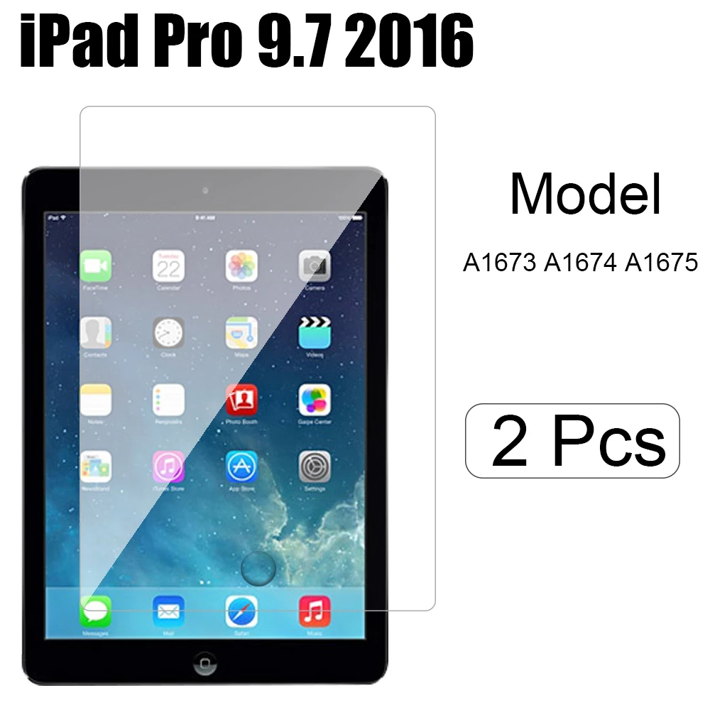 thumbnail image 1 of Película de vidrio templado para tableta para Apple ipad Air 4 2020 10,9 "Protector de pantalla de prevención de explosiones a prueba de arañazos 2 uds A2316 A2324, 1 of 5