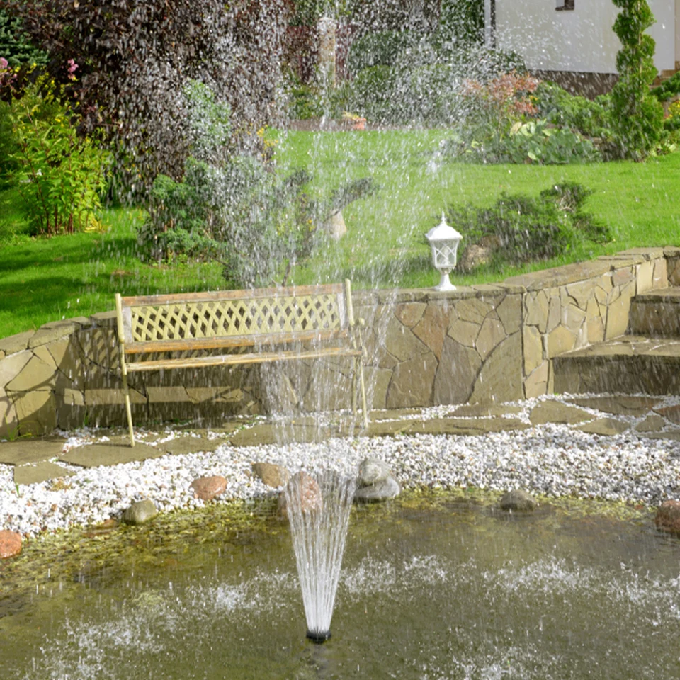 Biling Fontaine Solaire Pour Extérieur, Petite Pompe De Bassin Solaire, 7,5 W, Avec Filtre, 10 Buses, Tuyaux Flottants, Jeu D'eau Solaire, Pour étang, Bricolage