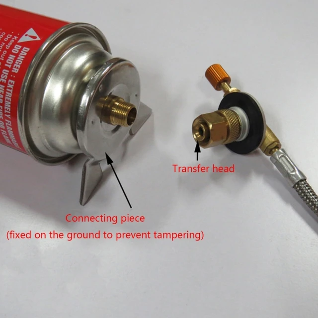 Kemping Pikniküzemi Gáz Adapter Gázkonverziós Fej Csatlakozó Tartozékok - Image 4