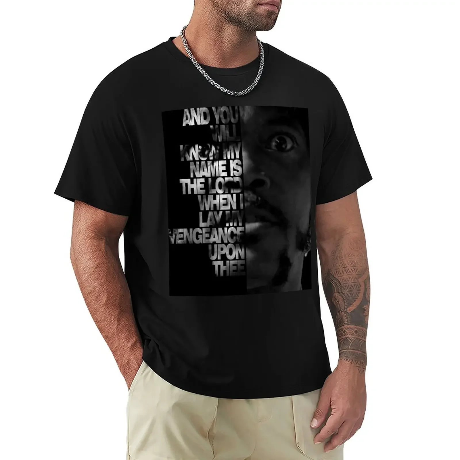 

Samuel L Jackson Monologue T-Shirt Aesthetic clothing summer clothes vintage clothes mens plain t shirts