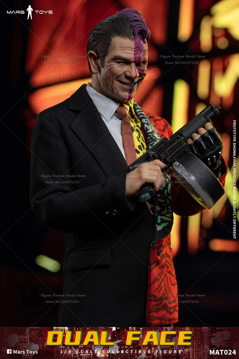 Mars Toys MAT024 1/6 Scale Dual Face Movable Action Figure Comics