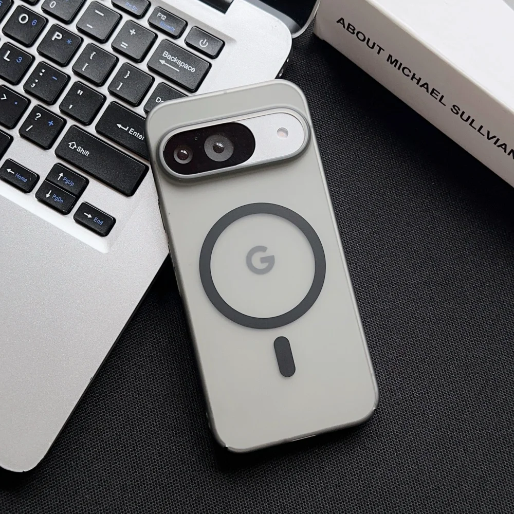Translucent Frosted Magnetic Soft TPU Case with Camera Protection and Magsafe Compatibility