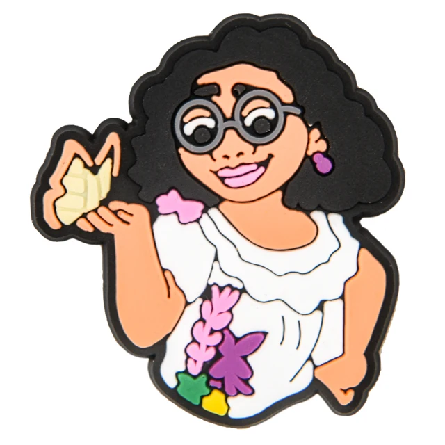 Hot Sale Movie Characters Croc Shoe Charms Women Men Clog Shoes Decorations Gesture Finger-guessing Game Bracelet Accessories p6239